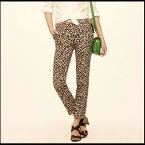 J Crew Linen Pants Cafe Capri Size 4
